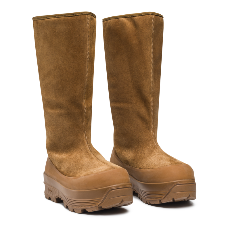 Alta Badia Shearling Cognac Suede W